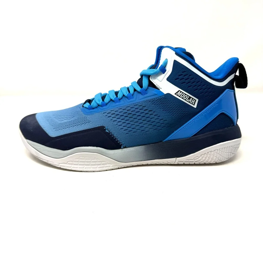 MOOLAH Neovolt Pro Blue‎ Athletic High Top Basketball Shoes Women's Size 11